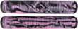 Гріпси для трюкових самокатів Striker Swirl series - Чорно/Блідий-рожевий 16 см (tr7942)