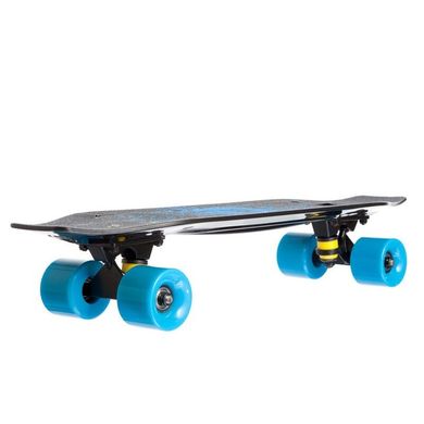 Мини лонгборд Fish Skateboards 22.5" - Синий / Лого 57 см (Fcd115)