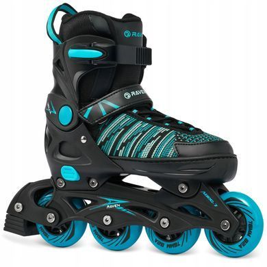 Розсувні ролики Raven Vella Black/Mint розмір 40-43 (zh2377)