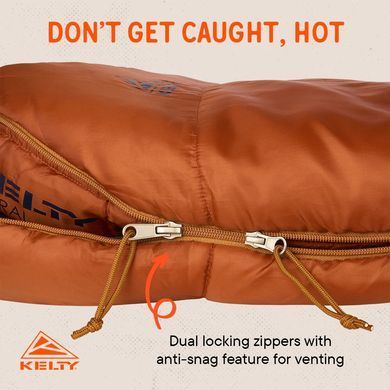 Спальник Kelty Mistral 0 Regular gingerbread-pageant blue (ks206)