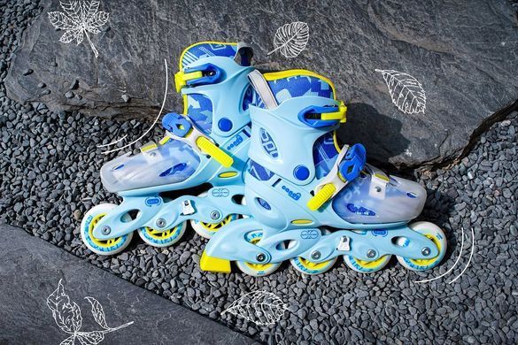 Детские ролики Cosmo ID Candy Blue размер 32-35 (fb104)