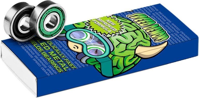 Подшипники универсальные для скейтбордов Speed Demons - Brainiac Abec 5 (po22)