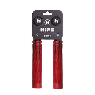 Грипсы для трюкового самоката Hipe H4 Duo - Black-Red 155 мм (tr7394)