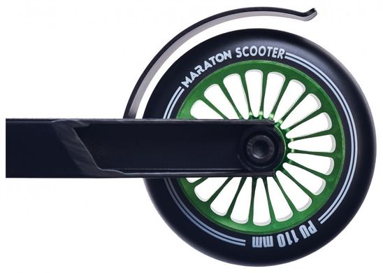 Трюковой самокат Maraton Dexter - Зеленый 110 мм (sk836)