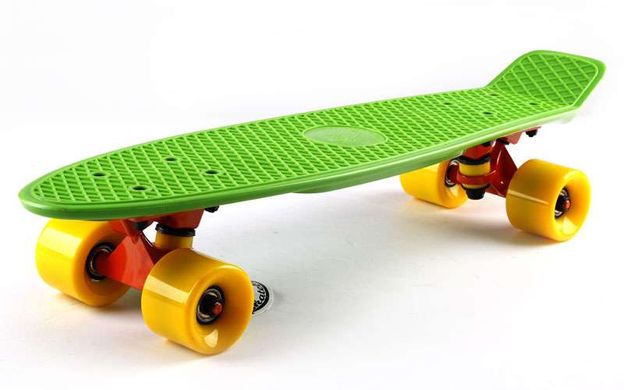 Fish Skateboards 22.5" Green - Салатовый 57 см пенни борд (FC9)