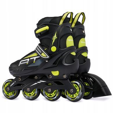 Раздвижные ролики Raven Profession Black/Lime размер 28-32 (sk787)