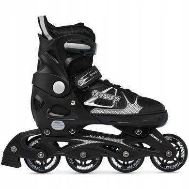 Розсувні ролики Raven Spirit Black/White розмір 40-43 (sk324)
