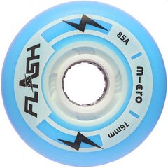 Колеса для роликов светящиеся Micro Flash 76 mm Blue (rb244)