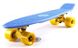Fish Skateboards 22.5" Blue - Синій 57 см пенні борд (FC11)