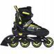 Раздвижные ролики Raven Profession Black/Lime размер 31-34 (sk788)