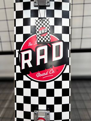 Скейтборд RAD Checkers Complete Black/White 8" Дюймів (cr2324)