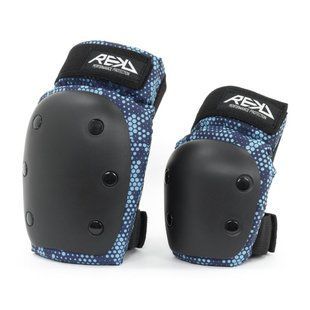 Комплект защиты REKD Heavy Duty Double Jr - Black-Blue р.S (zh8111)