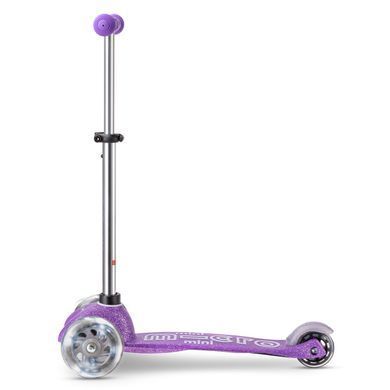 Самокат детский Micro Mini Deluxe Fairy Glitter LED &ndash; Пурпурный (mk289)