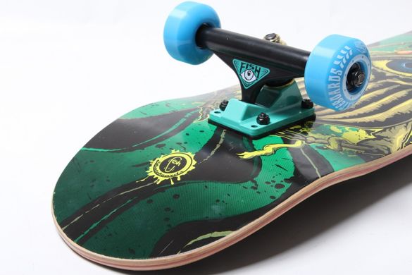 Скейтборд деревянный канадский клен для трюков Fish Skateboards - Скарабей 79см (sk89)