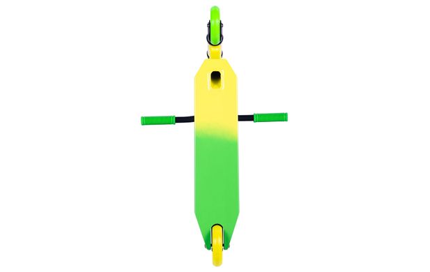 Трюковой самокат Hipe H1 Yellow/Green 100 мм (rz4167)