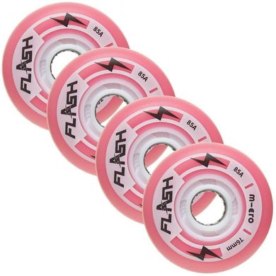 Колеса для роликів світяться Micro Flash 76 mm Pink (rb245)