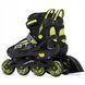 Раздвижные ролики Raven Profession Black/Lime размер 35-38 (sk789)