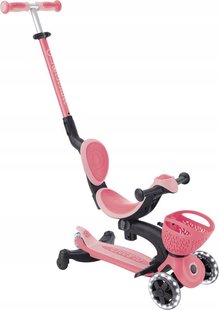 Детский самокат Globber Go Up Baby 360 Lights Pink (smj398)