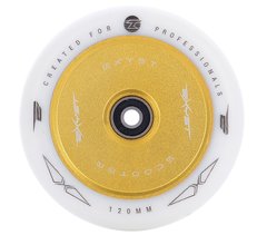 Колесо для трюкового самоката Tempish AL CORE FULL - white / gold 120 мм (hw4375)