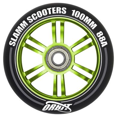 Колесо для трюкового самоката Slamm Orbit - Green 100 мм (so5232)