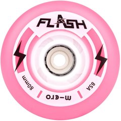 Колеса для роликов светящиеся Micro Flash 80 mm Pink (rb247)