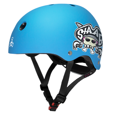 Шлем детский Triple8 Lil 8 Staab Edition - Neon Blue р. XS 46-52 см (mt4200)