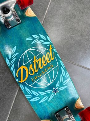 Скейт круізер дерев'яний D Street Atlas Blue/Red 71 см (sk315)