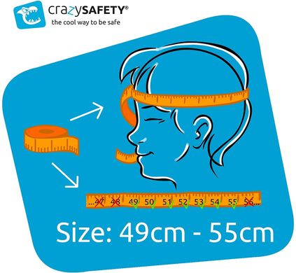 Защитный шлем Crazy Safety Blue Dragon (zc617)