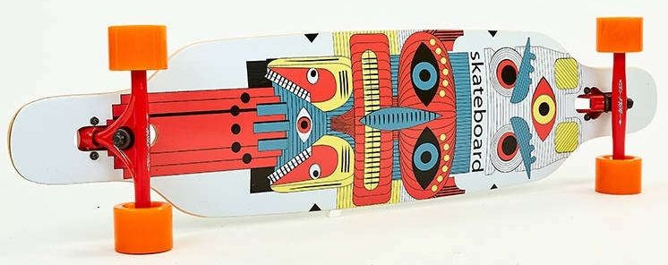 Лонгборд оригінал Fish Skateboards 38" - Totem 96 см (ln128)