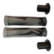 Гріпси для трюкового самоката комплект Maraton 120 мм - Чорно-Білі (tr3121)