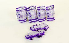 Набір захисту для роликів Candy - Фіолетовий р. S (zh711)