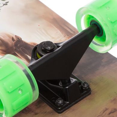 Скейтборд круизер Print LED - Олень 79 см светятся колеса (sk581)