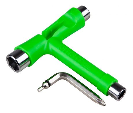 Ключ для скейта, пенни борда, лонгборда Sushi Skateboards Tool - Зелений (tf1112)