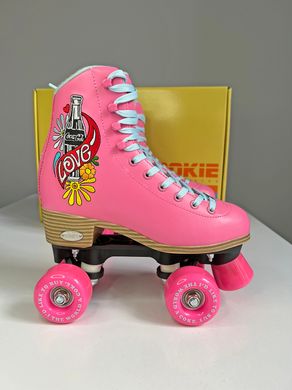 Ролики квады Rookie Coca-Cola Love Pink размер 39.5 (zh401)