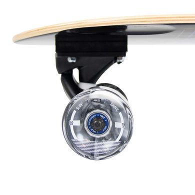 Круизер серфскейт NKX Wide Surfskate Series Black Swirl 30" (nkx480)
