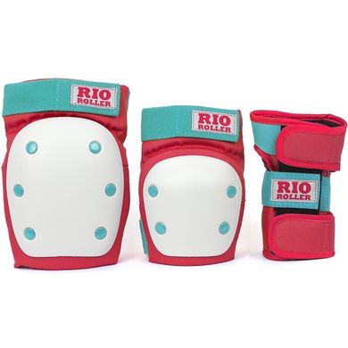 Набір захисту Rio Roller Triple Pad Set - Red-mint р. M (zh8581)