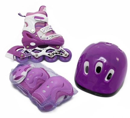 Комплект детских Раздвижных Роликов Maraton Combo - Фиолетовый 30-33 р (rlm1112-1)