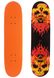 Скейтборд дерево - Color series 79 см - Оранжевый/Огонь