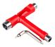Ключ для скейта, пенни борда, лонгборда Sushi Skateboards Tool - Красный (tf1113)