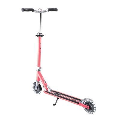 Двоколісний самокат Globber Flow Element Comfort Lights Coral Pink 125 мм (sk745)