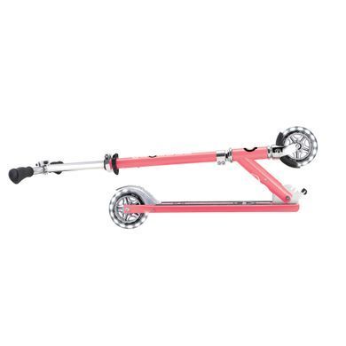 Двоколісний самокат Globber Flow Element Comfort Lights Coral Pink 125 мм (sk745)