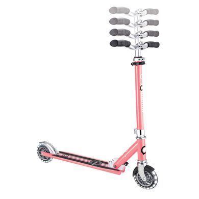 Двоколісний самокат Globber Flow Element Comfort Lights Coral Pink 125 мм (sk745)
