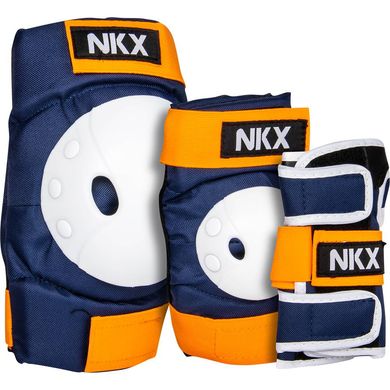 Комплект захисту NKX Kids 3 Pack Pro Protective Navy/Orange M (nkx233)