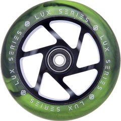 Колесо для трюкового самокату Striker Lux Swirl Series - Зелений 110 мм (hw7786)