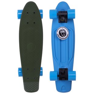 Fish Skateboards Khaki/Blue 22.5" - Хакі/Синій 57 см Twin пенні борд (FSTT5)