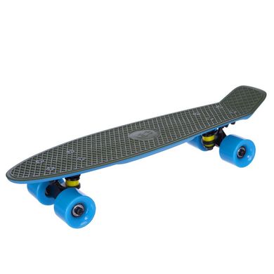 Fish Skateboards Khaki/Blue 22.5" - Хаки/Синий 57 см Twin пенни борд (FSTT5)