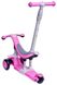 Триколісний самокат 5в1 дитячий сидіння і батьківська ручка Maraton Credo - Pink (sa316)