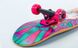 Скейтборд дерев'яний канадський клен для трюків Fish Skateboards- Тигр 79см (sk81)