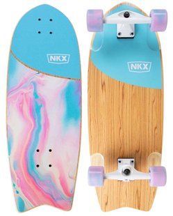 Круизер серфскейт NKX Wide Surfskate Series Olive Blue 30" (nkx482)