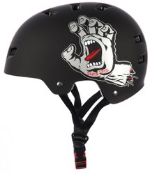 Шлем защитный Bullet x Santa Cruz Screaming Hand - Matt Black M/L 54-57 см (B4122)